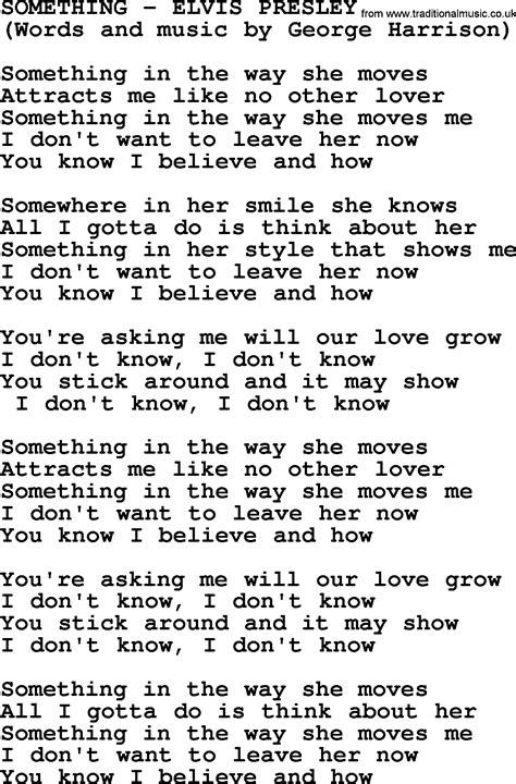 something you lyrics